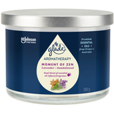 Glade Aromaterapy Lavender Candela + Sandalwood Vaso 260 Gr