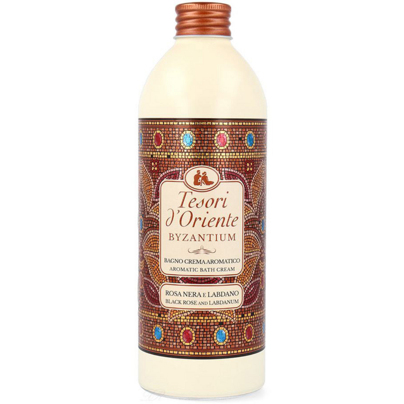 East Treasures Badrum aromatisk grädde byzantium rosa svart och lobano 500 ml