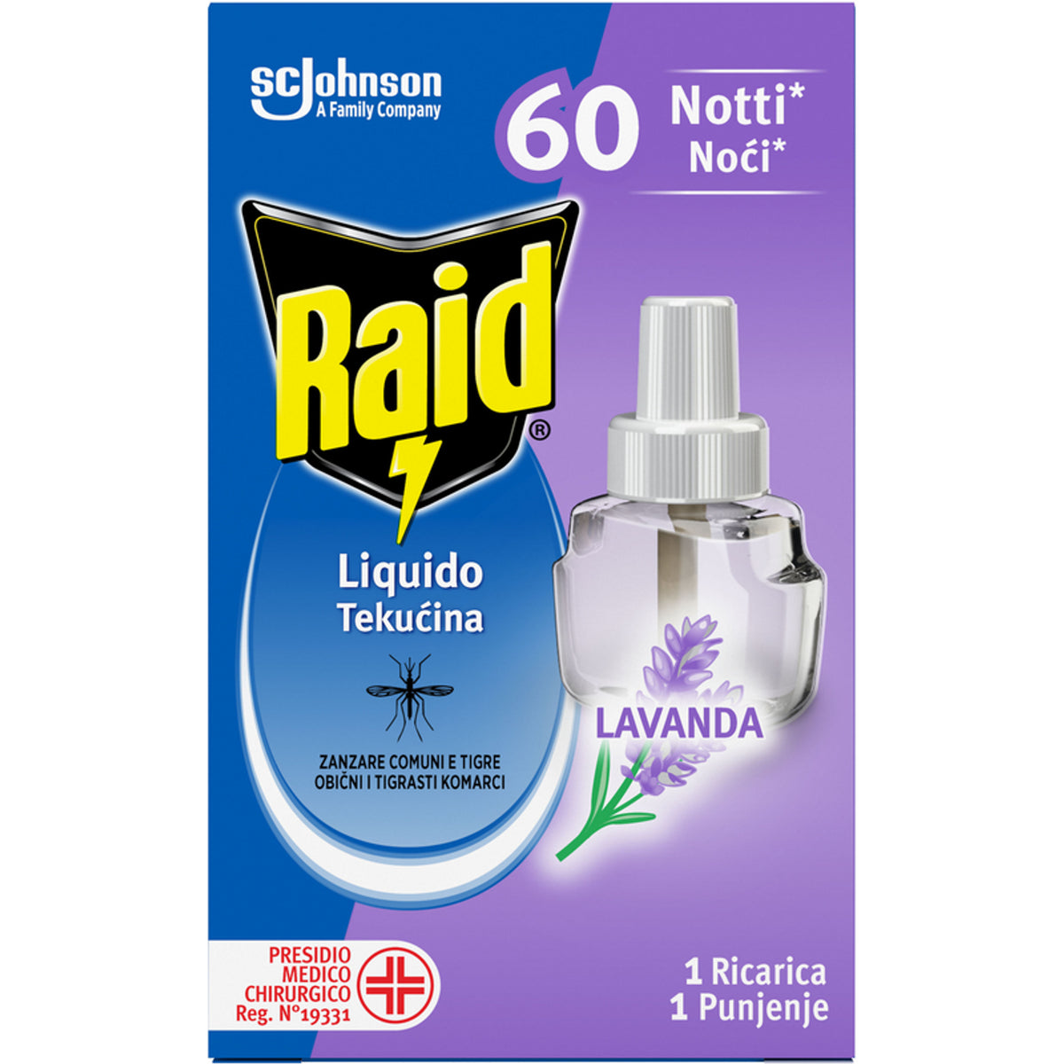 Raid Ricarica Liquida 60 Notti Lavanda