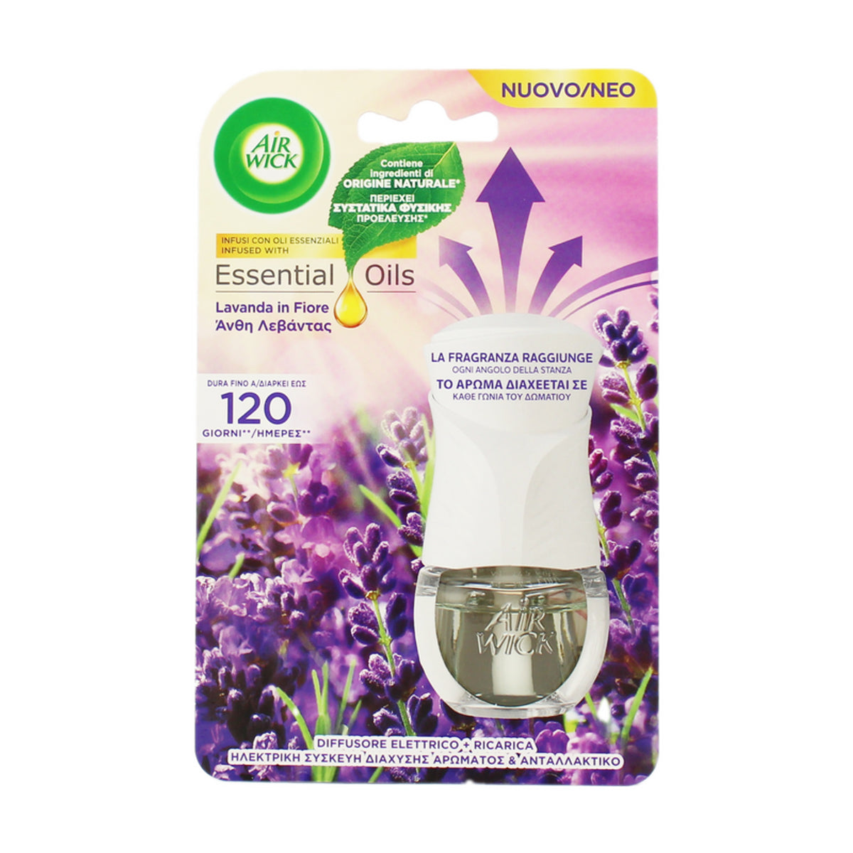 Airwick Complete Alto -falante elétrico lavanda em flor