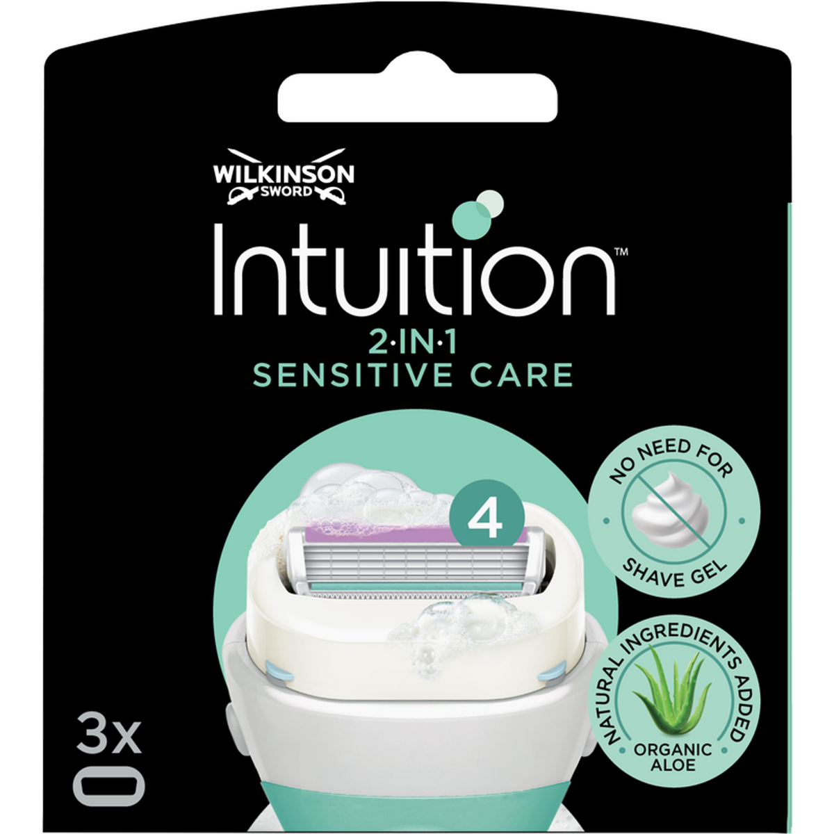 Wilkinson Intuition Sensitive 2in1 3 reservdelar