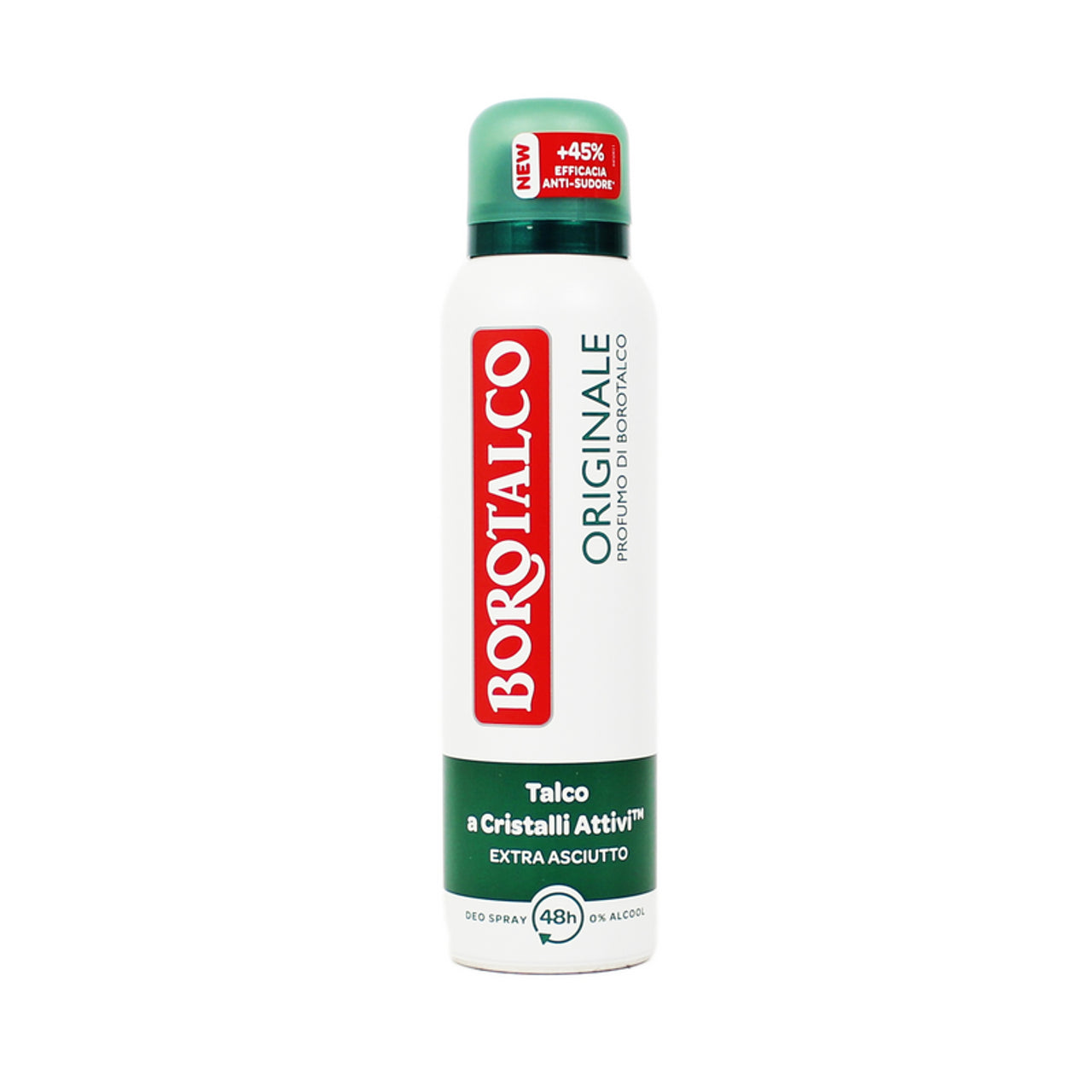 Originele Borotalco Deodorant Spray -geur van Borotalco 150 ml