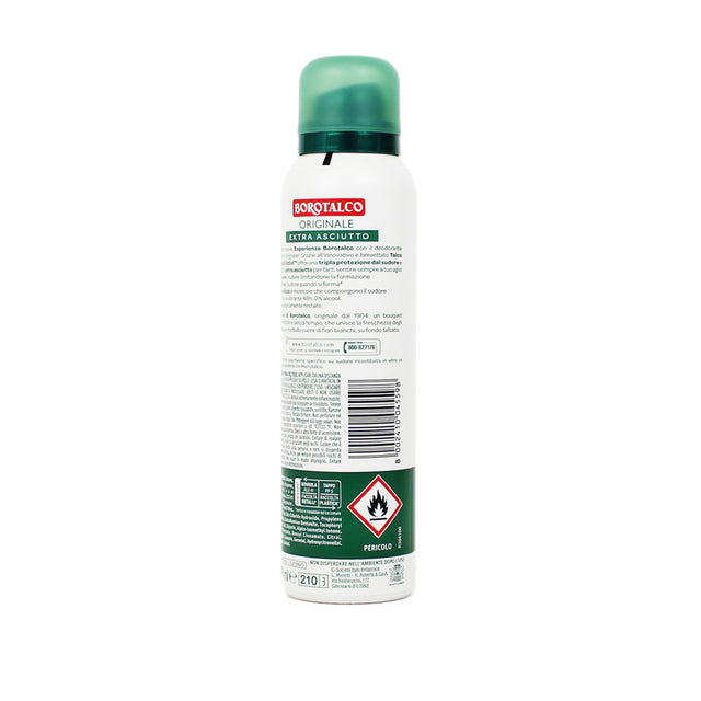Original Borotalco Deodorant Spray Scent de Borotalco 150 ml