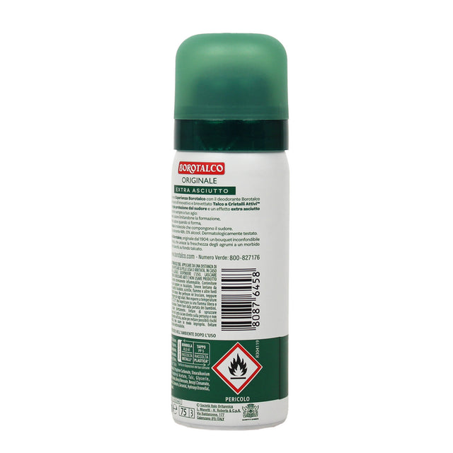 Originele borotalco deodorant spray geur van borotalco 50 ml