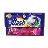 Dash Power Pods Colorias brilhantes e detergente para detergente Máquina de lavar roupa 19 pods ECO -ON