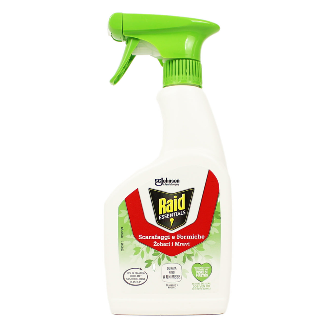 Raid Insecticid Essentials Scarafaggi și furnici declanșează 500 ml