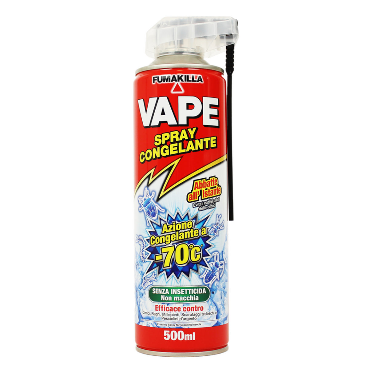 Bevriezende spray vape snijdt onmiddellijk insecticide 500 ml af