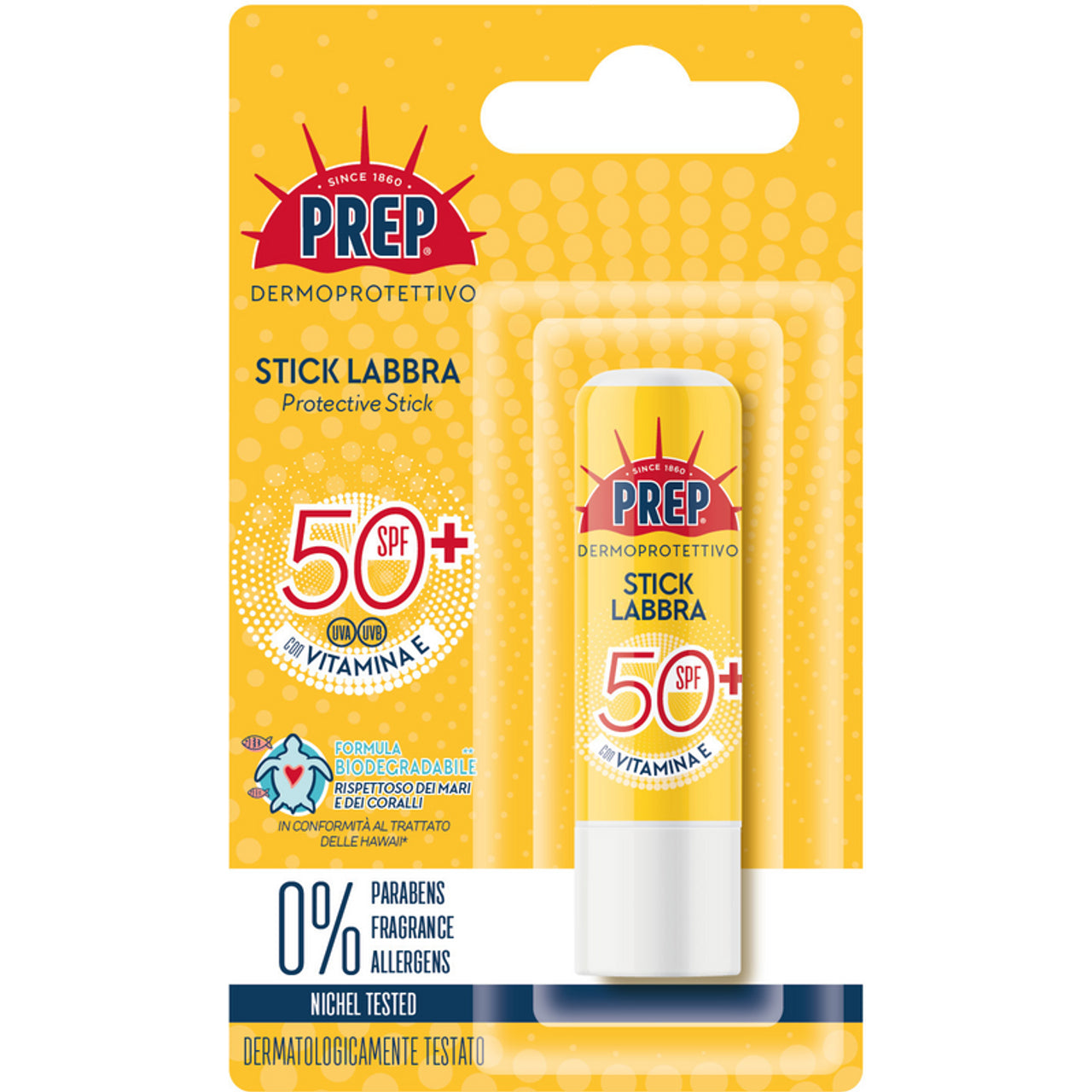 Solar PREP SPRF50+ Lip Stick con vitamina E