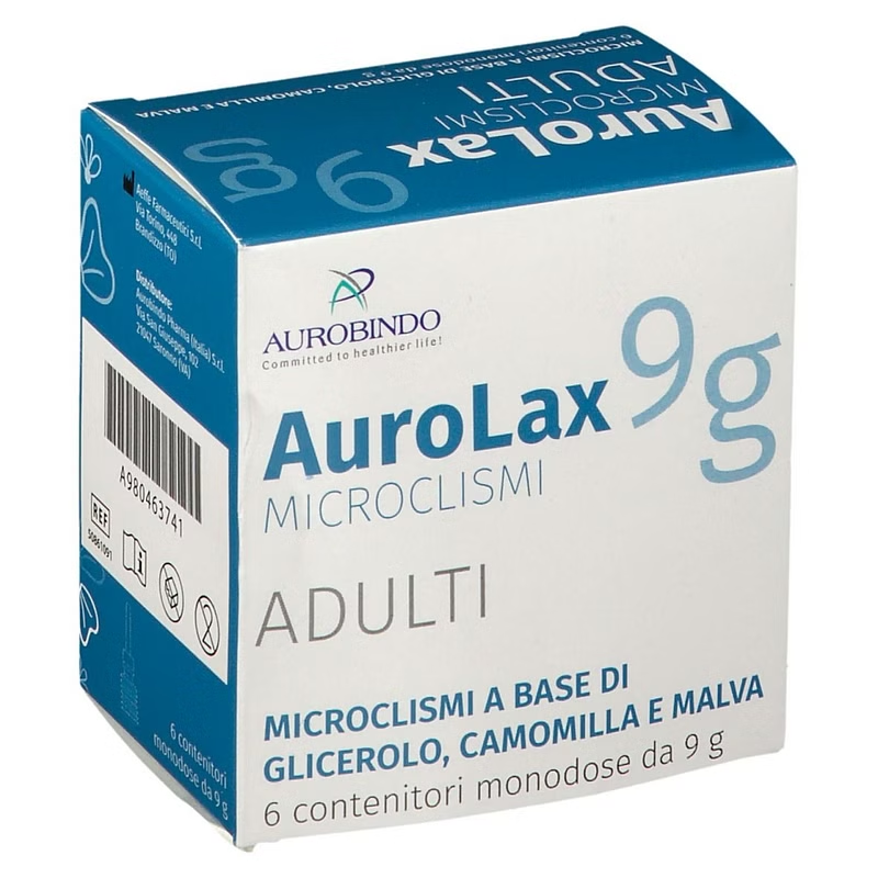 Aurolax adult microclisms 6pz from 9g