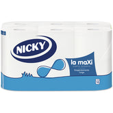 Nicky Hygienic les maxi 12 rouleaux 2 voiles