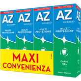 AZ Pasta za zube Multi zaštite Caries Svježi metvinski gel 4 komada od 75 ml
