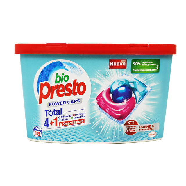 Bio Soon Power Caps Detergent Vaskeri Vaskemaskine Hygiejne 18 Vasker