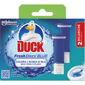 Duck verse schijven gel wc 2 blauwe top -Ups - kleur blauw water