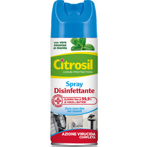 Action virrude désinfectante du spray citrosil avec des essences de menthe de 300 ml