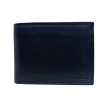 Charro men's leather wallet with numerous compartments