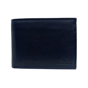 Charro men's leather wallet with numerous compartments