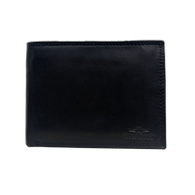 Charro men's leather wallet with numerous compartments