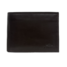 Charro men's leather wallet with numerous compartments