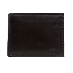 Charro men's leather wallet with numerous compartments