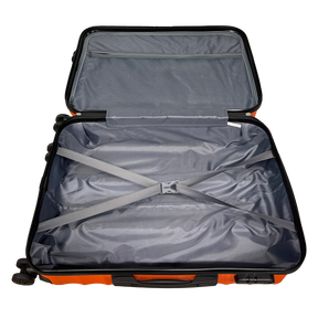 Ormi DuoLine Közepes Méretű Keménytokos Közepes Táska 65x45x25 cm, Ultra könnyű ABS anyagból, 4 forgó 360°-as kerékkel