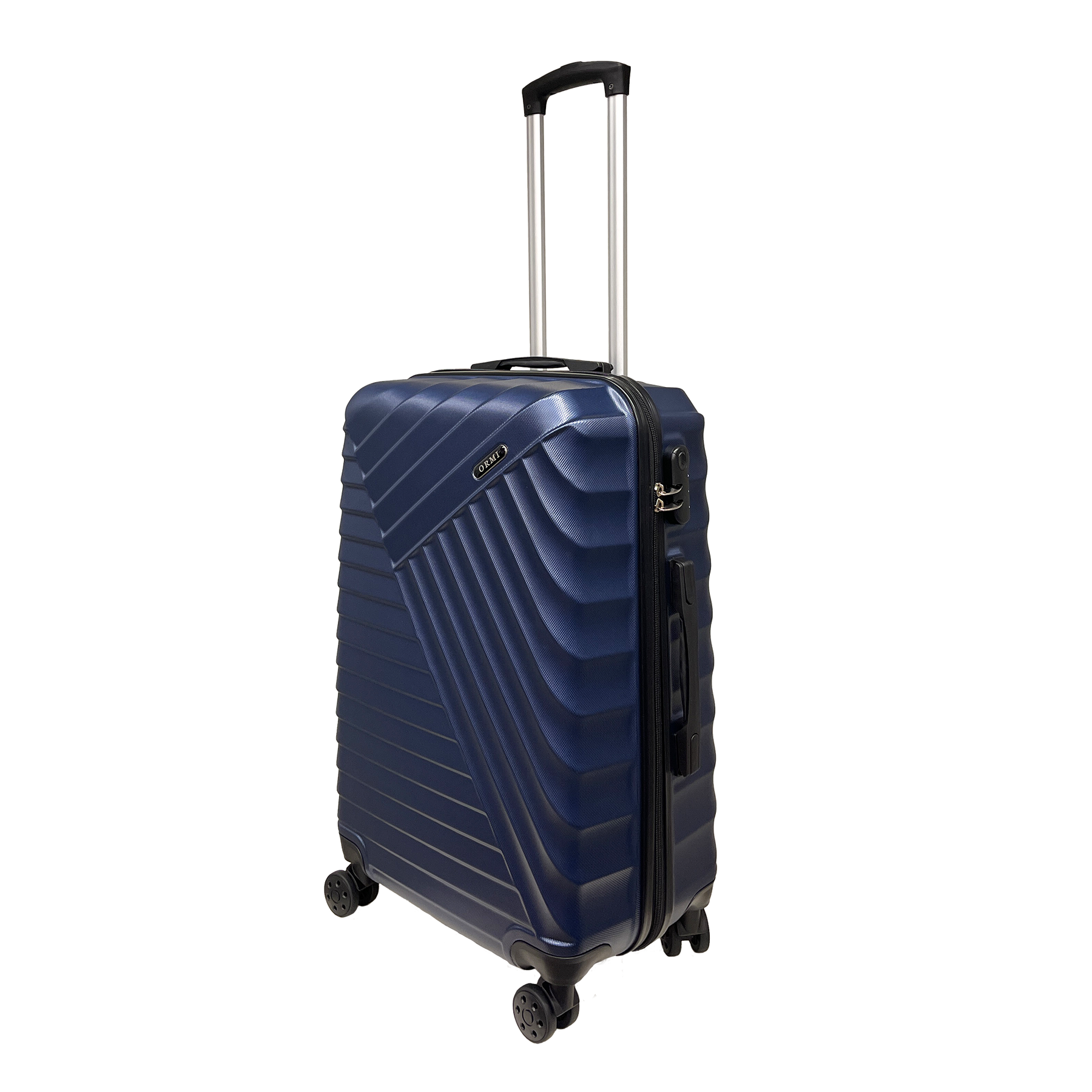 Prosječni kofer sthshline u čvrstom ABS 65x43x26 cm s dvostrukim kotačima od 4 -kotača 360 ° - lagano i otporno