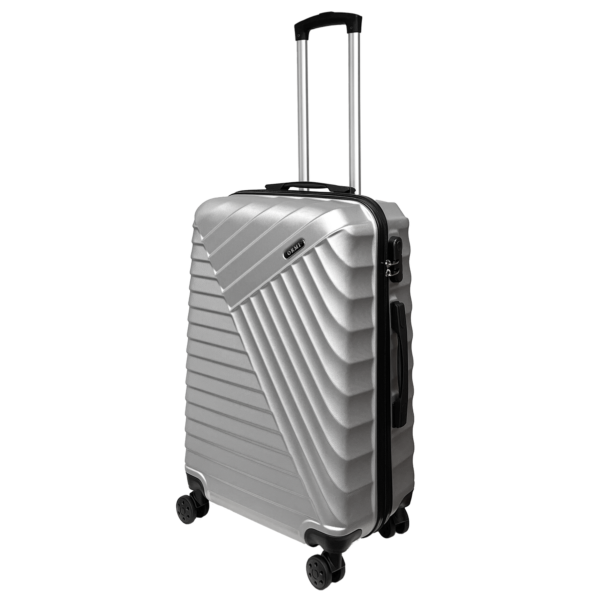 Střední kufr STSHLine z odolného ABS, rozměry 65x43x26 cm, se 4 dvojitými kolečky otočnými o 360° - Lehký a odolný