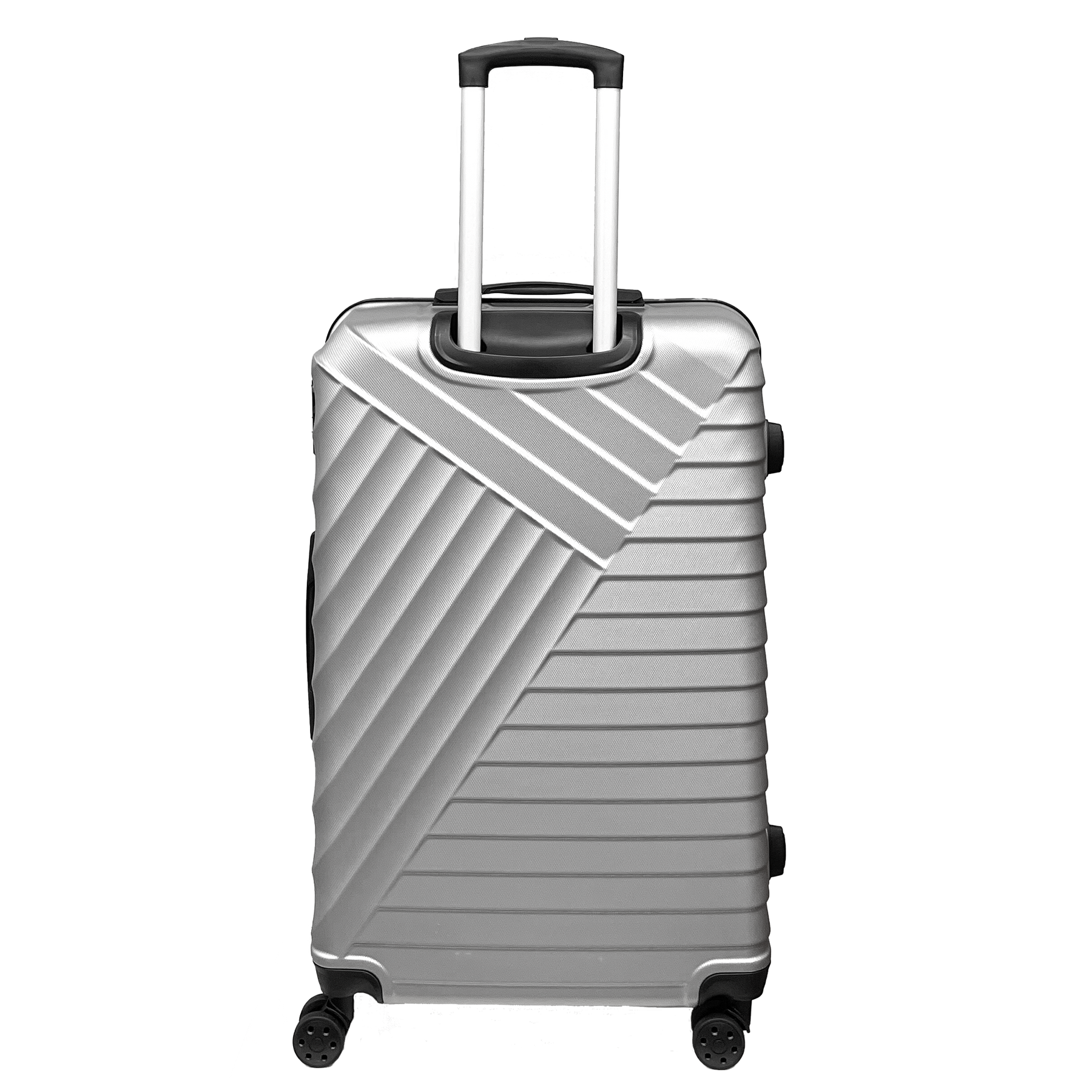 Middelgrote koffer van STSHLine in stevig ABS, afmetingen 65x43x26 cm, met 4 dubbele 360° wielen - Lichtgewicht en duurzaam