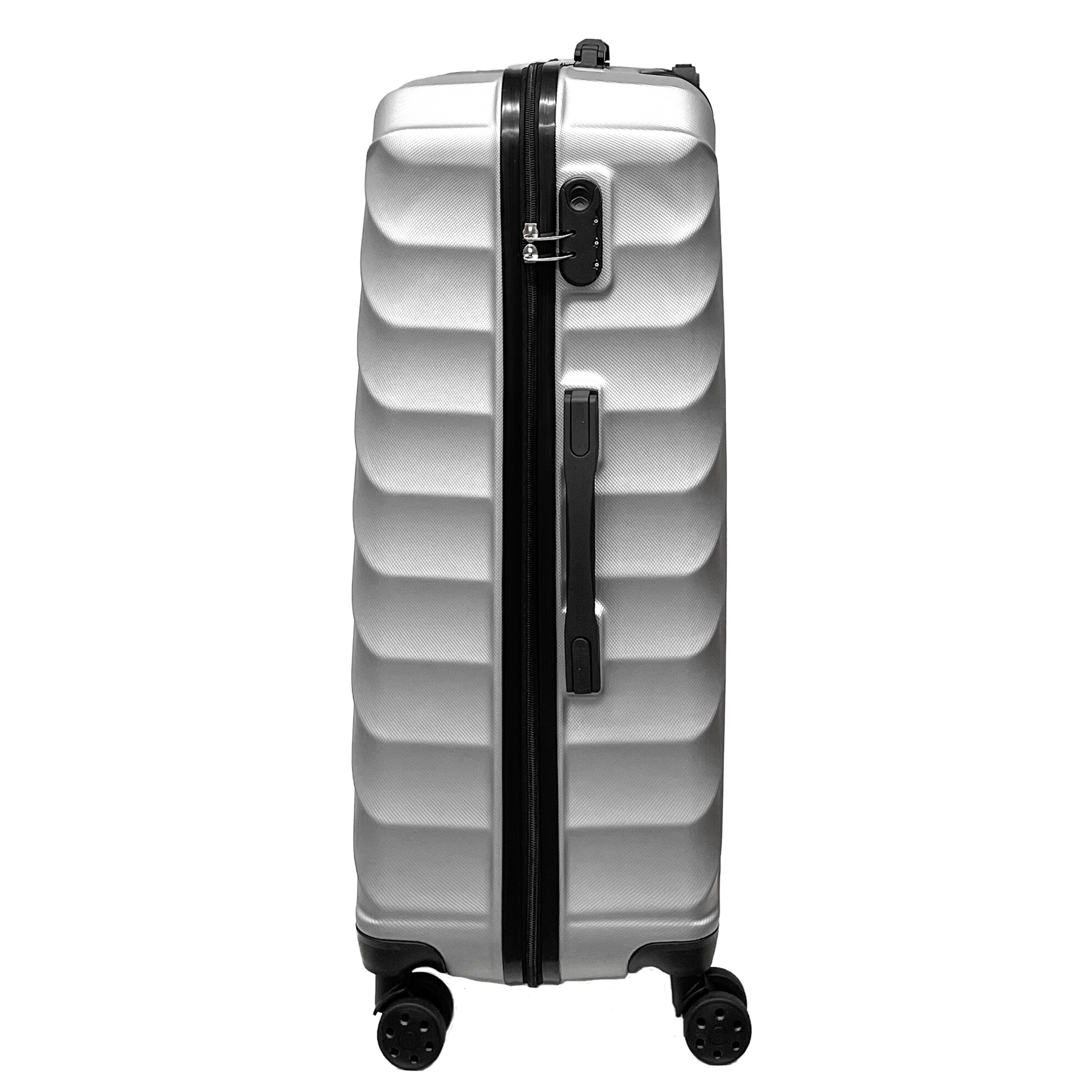 Stredný kufor STSHLine z odolného ABS, rozmery 65x43x26 cm, s 4 dvojitými 360° kolesami - Ľahký a odolný