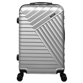 Mittlerer Koffer von STSHLine aus robustem ABS, Maße 65x43x26 cm, mit 4 doppelten 360°-Rädern - Leicht und widerstandsfähig
