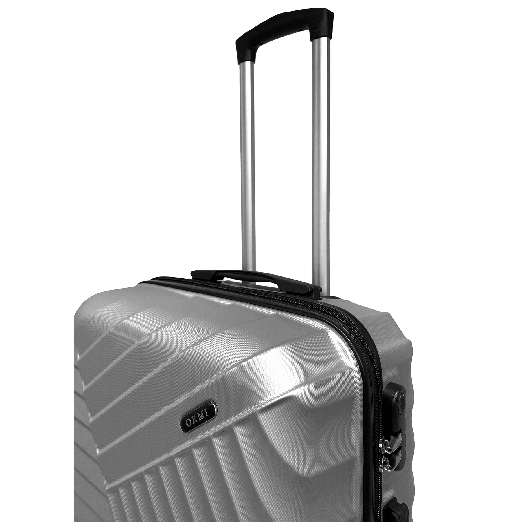 STSHLine közepes méretű bőrönd erős ABS anyagból, méretei 65x43x26 cm, 4 dupla 360°-os kerékkel - könnyű és strapabíró