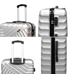 Βαλίτσα Ormi DuoLine Διπλής Γραμμής, Μεγάλου Μεγέθους 75x50x30 εκ., Υπερελαφριά από ABS, 4 Περιστρεφόμενοι Τροχοί 360°