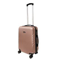 Ormi WavyLine Stor Håndbagage 55x40x22.5 cm | Ultralight i ABS | 4 drejelige 360 graders hjul