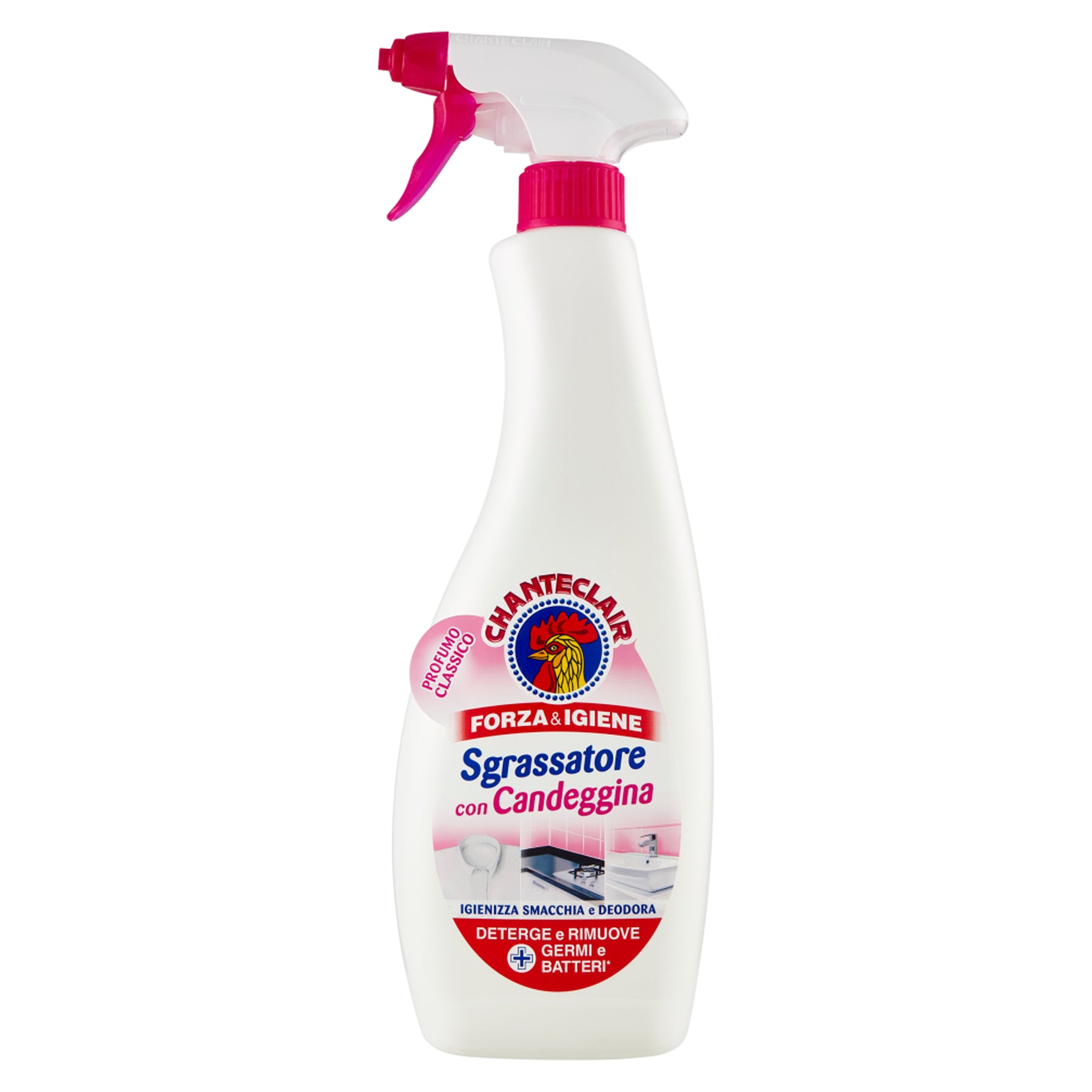 Haz de Chanteclair e higiene de desgrasador con blanqueador 625 ml