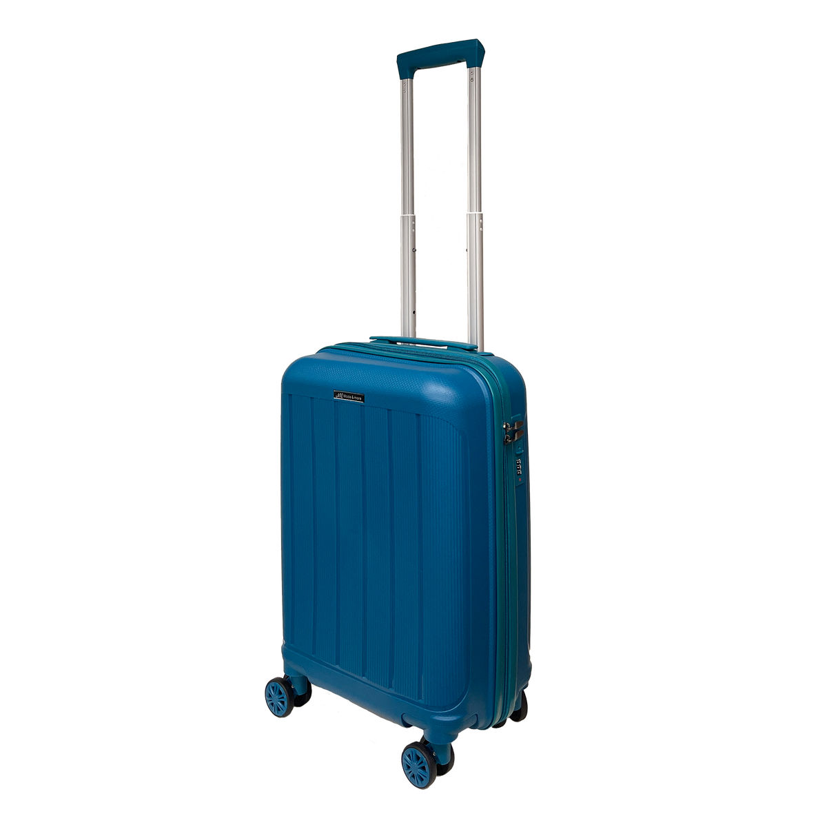 Handgepäck aus leichtem, weichem Polypropylen 55x36x25cm mit TSA-Schloss und hochwertigem, ultraleichtem Trolley