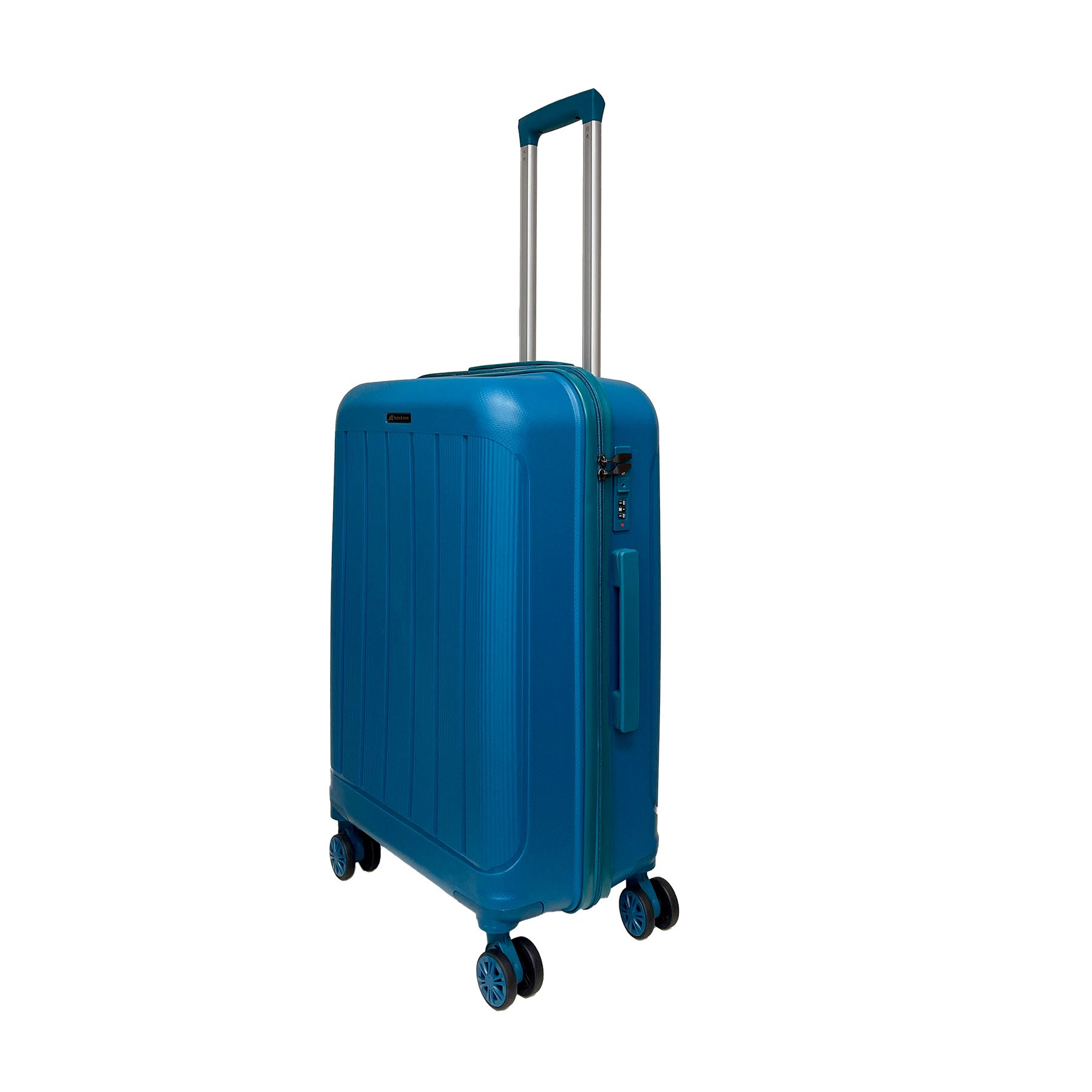Set di valigie rigido in alluminio e ABS con lucchetto TSA