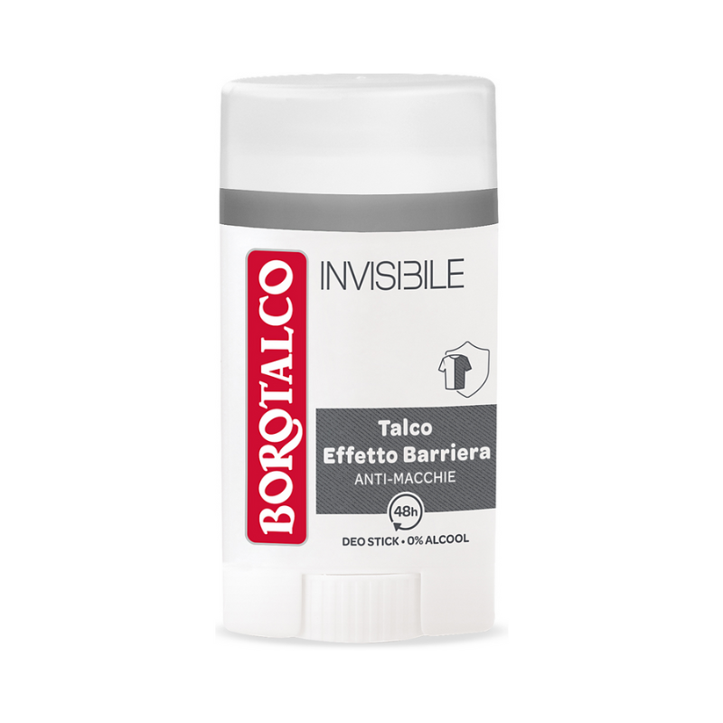 Borotalco Deodorante Invisible Stick Talk Effect Anti-Macchio Barrier 40 ml