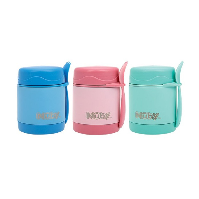 Nuby Thermos Pappa Contenitore Termico Inox Per Alimenti Da 325Ml