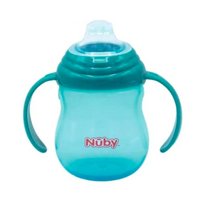 Nuby anti cup cup med silikonpip - 270 ml - 6m+