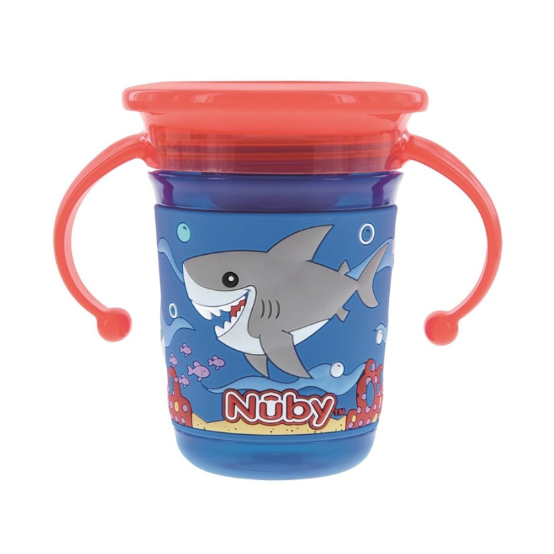 Nuby Tazza Con Manici 360° Wonder Cup 3D 240Ml