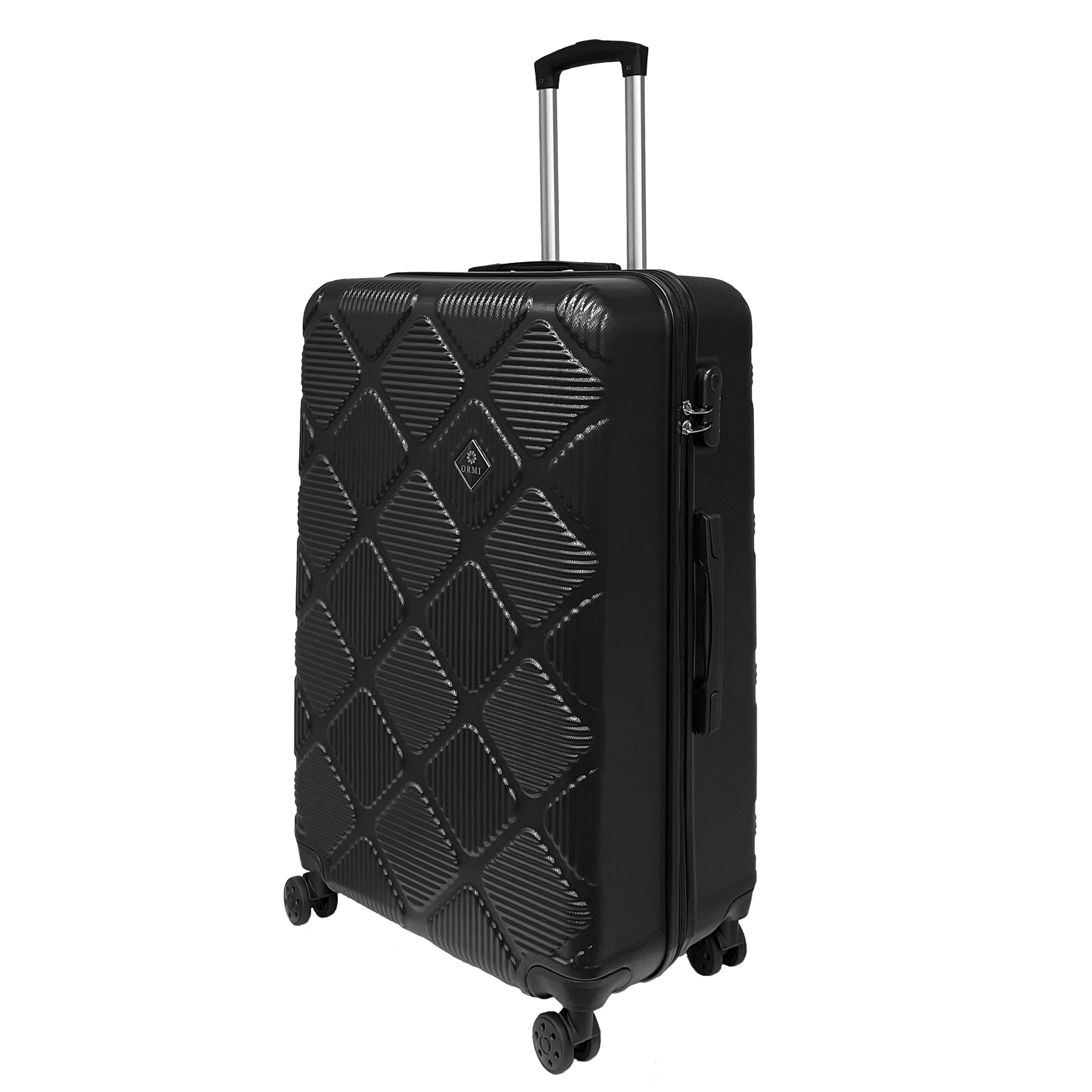 Ormi Diamond Lux: Duży walizka 75x50x30 cm, Twardy bagaż i ultralekki, 8 dynamicznych kółek 360°