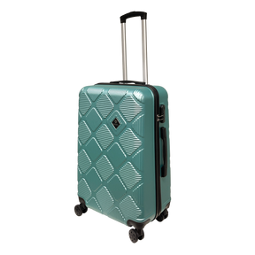 Ormi DuoLine Mittelgroßer Koffer, starrer Trolley, 65 x 45 x 25 cm, ultraleicht, aus ABS mit 4 um 360° drehbaren Rädern