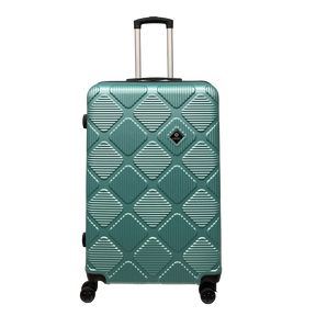 Ormi Diamond Lux: Nagy méretű bőrönd 75x50x30 cm, Kemény héjú és ultra könnyű, 8 dinamikus 360°-os görgő