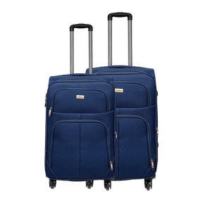 Sada polotvrdých, rozširiteľných kufrov Ormi na cestovný a stredný batožinu - proti nárazu a odolný textil