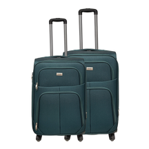 Sada polotvrdých kufrů Ormi, rozšiřitelný příruční zavazadlo + střední kufr - Tkanina odolná proti nárazu a odolná
