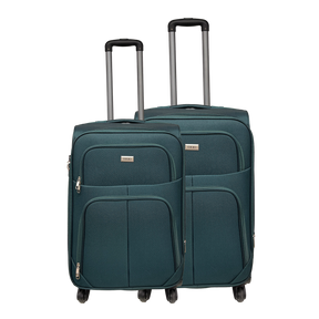 Sada polotvrdých, rozširiteľných kufrov Ormi na cestovný a stredný batožinu - proti nárazu a odolný textil