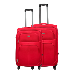 Ormi Semi-rigid Expandable Luggage Set Carry-on + Medium Suitcase - Shock-resistant and Durable Fabric