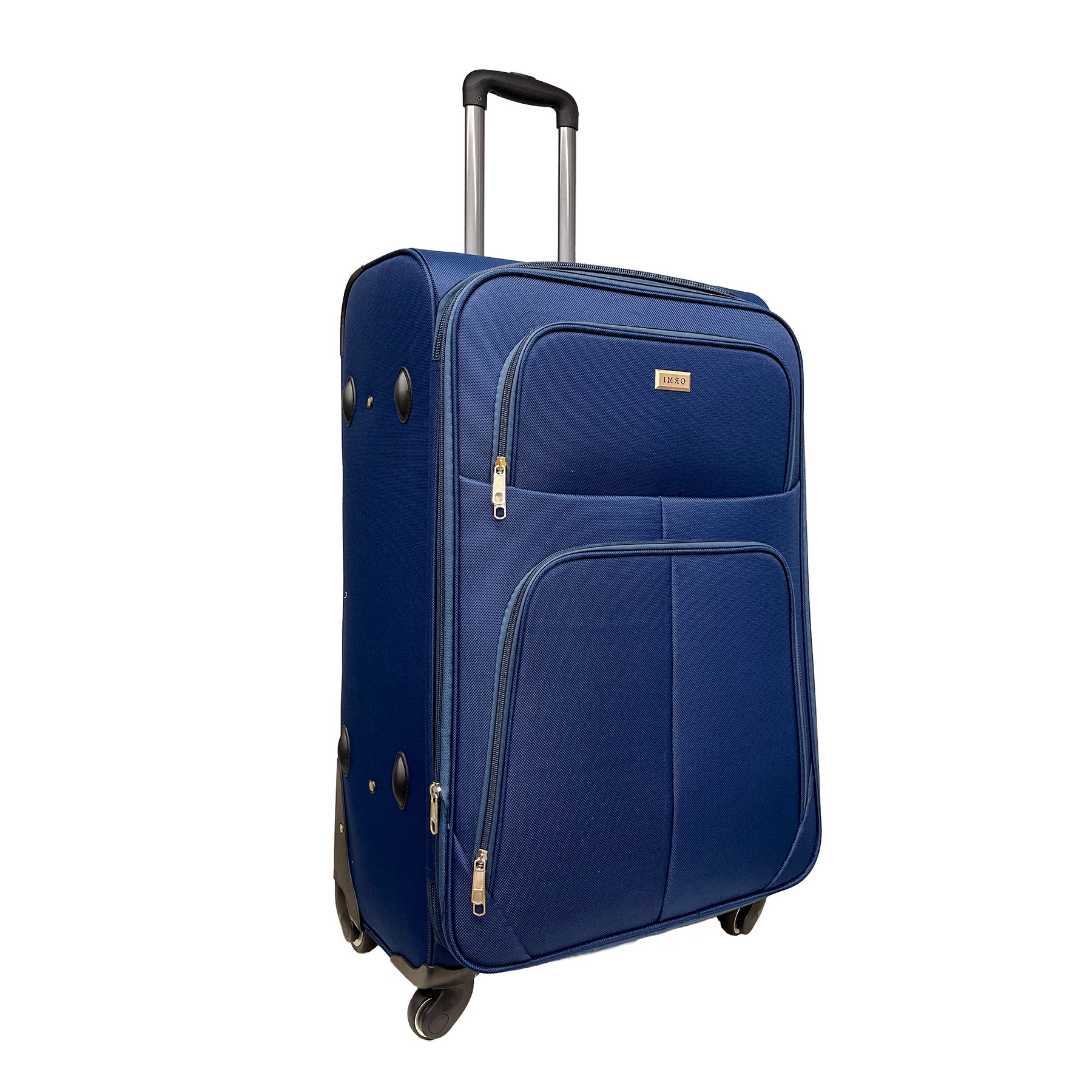 Großer, halbharter, erweiterbarer Koffer von Ormi 75x48x30/35 cm - Stoßfestes und strapazierfähiges Textil