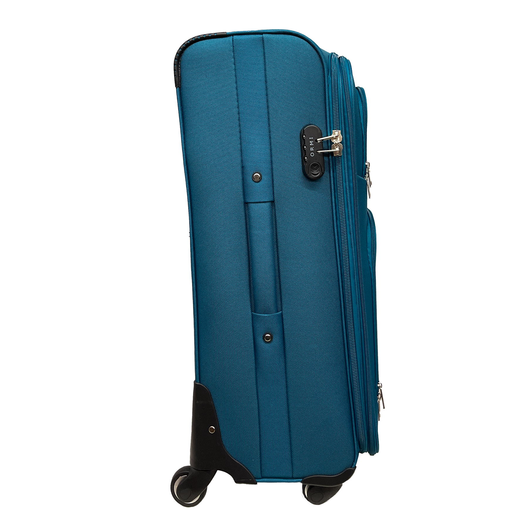 Large expandable semi-rigid suitcase Ormi 75x48x30/35 cm - Shock-resistant and durable fabric
