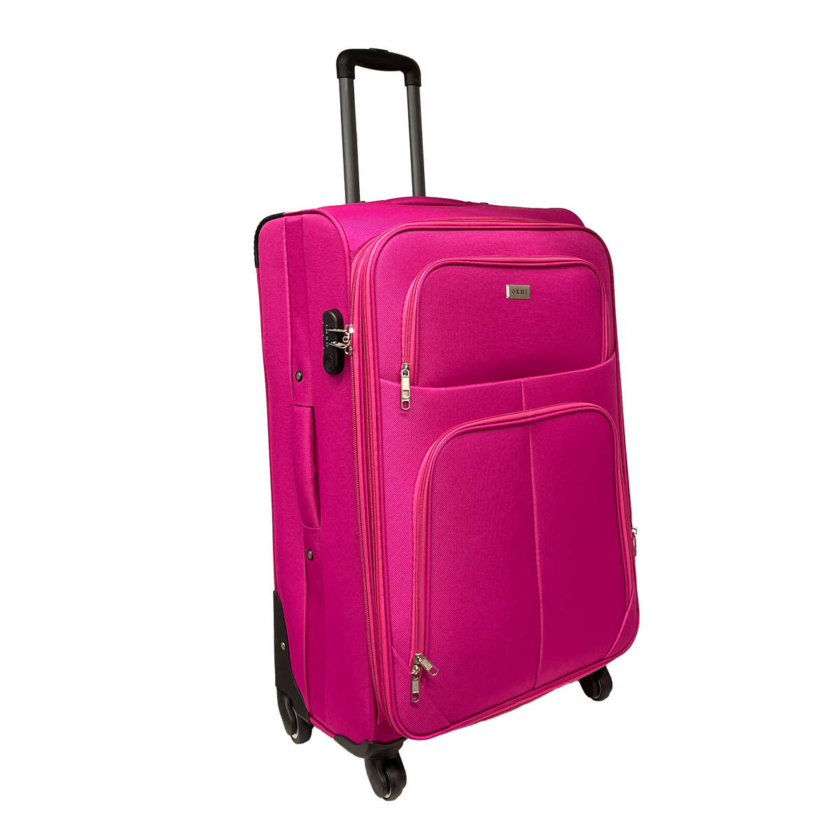 Nagy, félkemény, bővíthető Ormi bőrönd 75x48x30/35 cm - Ütésálló és strapabíró anyag