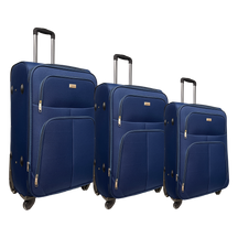 3 nustatykite 3 lagaminų pusiau šaunuolių žarnų, besiplečiančių šokiruojančiame audinyje | Matmenys: mažas 55 cm, vidutiniškai 65 cm, 75 cm didelis